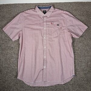 Vans x Where's Waldo Large Button Down Houser Shirt Striped Classic Fit 2XL